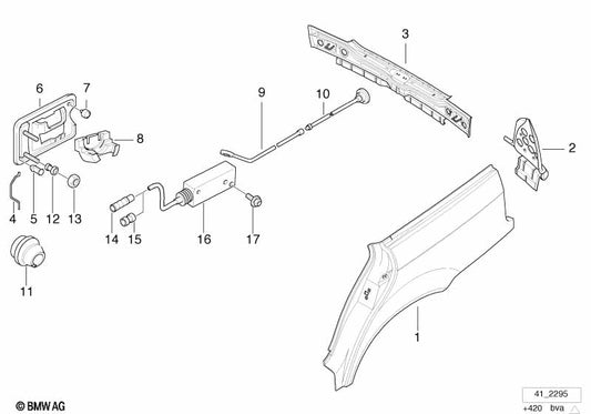Genuine BMW 41348191708 Complete Tail Trim | ML Performance UK Car Parts