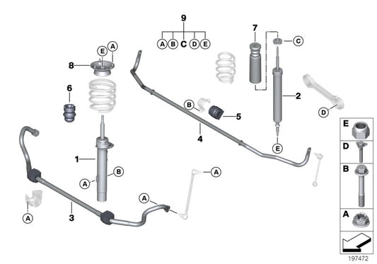 Genuine BMW 33556764428 Stabilizer Link | ML Performance UK Car Parts