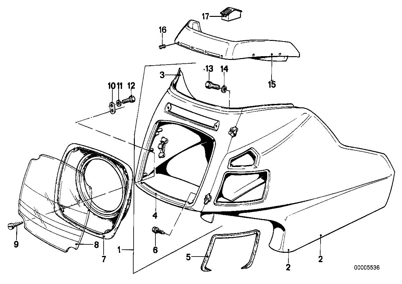 Genuine BMW 46631239101 Holder (Inc. R65T, R45T/N)