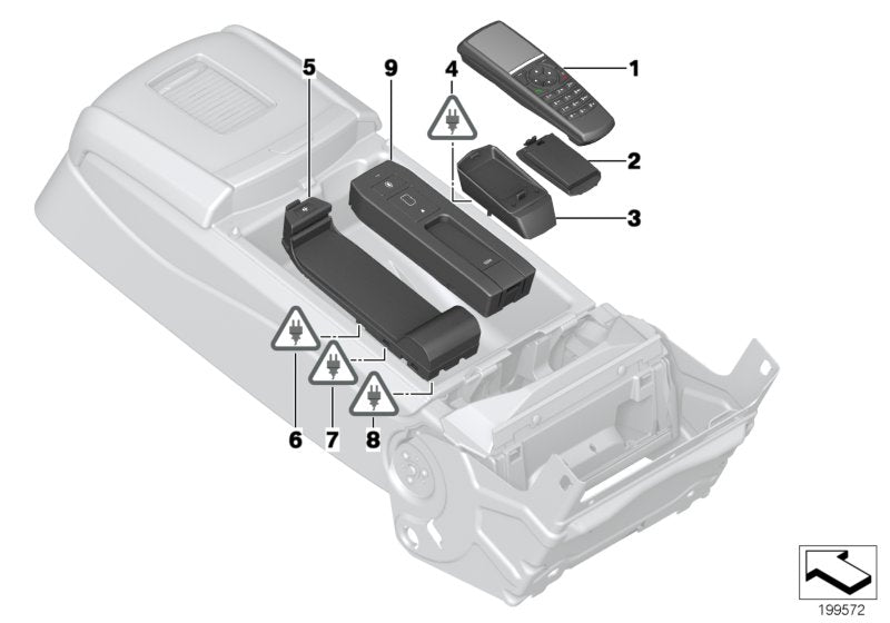 Genuine BMW 84109184812 Battery Cover With Battery (Inc. 730Li, 745Le & Hybrid 7L)