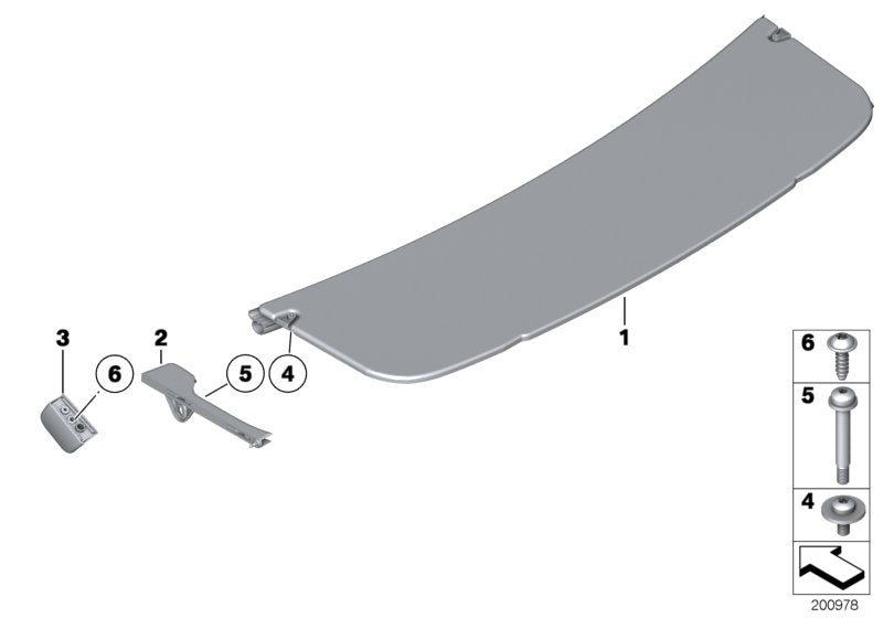 Genuine BMW 51497229734 Support Right OYSTER (Inc. 520d, 550iX & 535iX)
