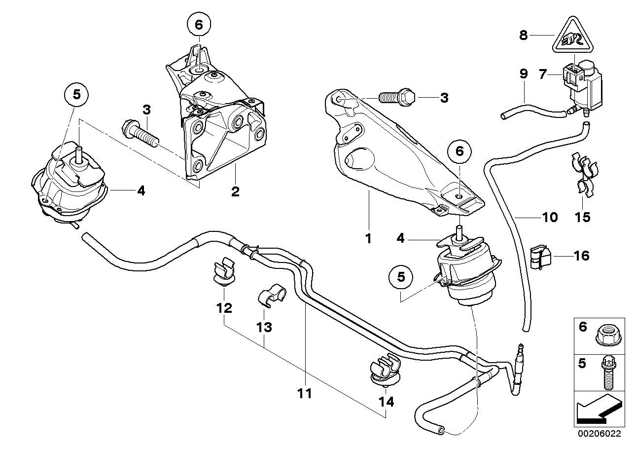 Genuine BMW 22116779252 E71 E70 Hose Clamp (Inc. X5 & X6 M50dX)