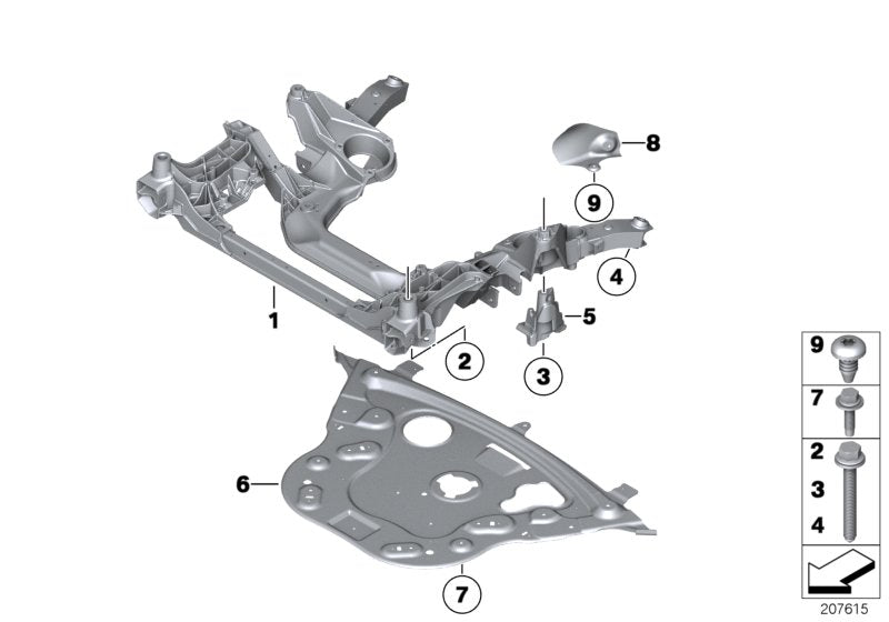 Genuine BMW 31116790285 Vibration Absorber Left (Inc. 740dX, 740LdX & Hybrid 7L)