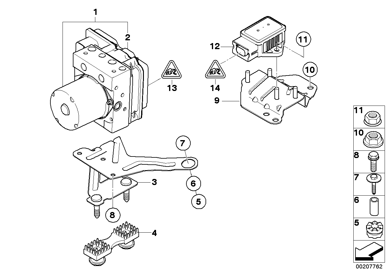 Genuine BMW 34503424685 E83 Repair Kit, Control Unit Dxc (Inc. X3)