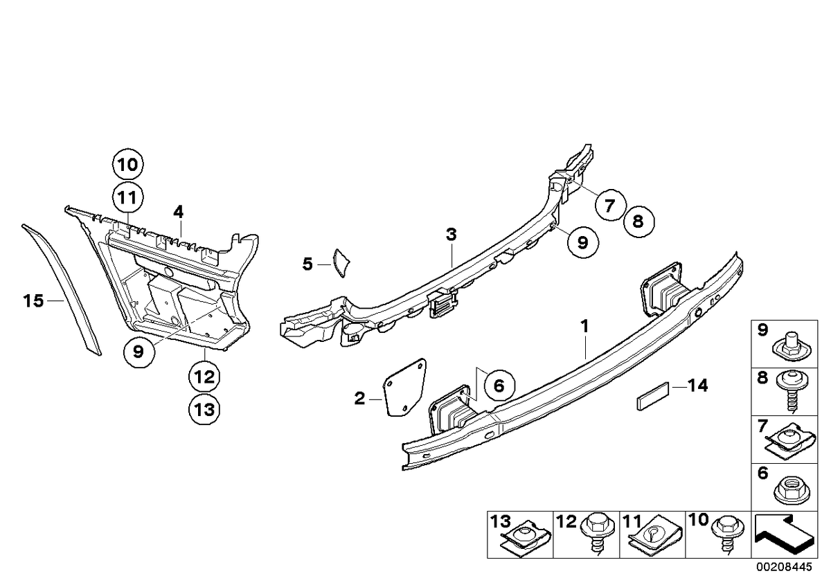 Genuine BMW 51129123785 E93 Sealing Strip (Inc. 335i & 335is)
