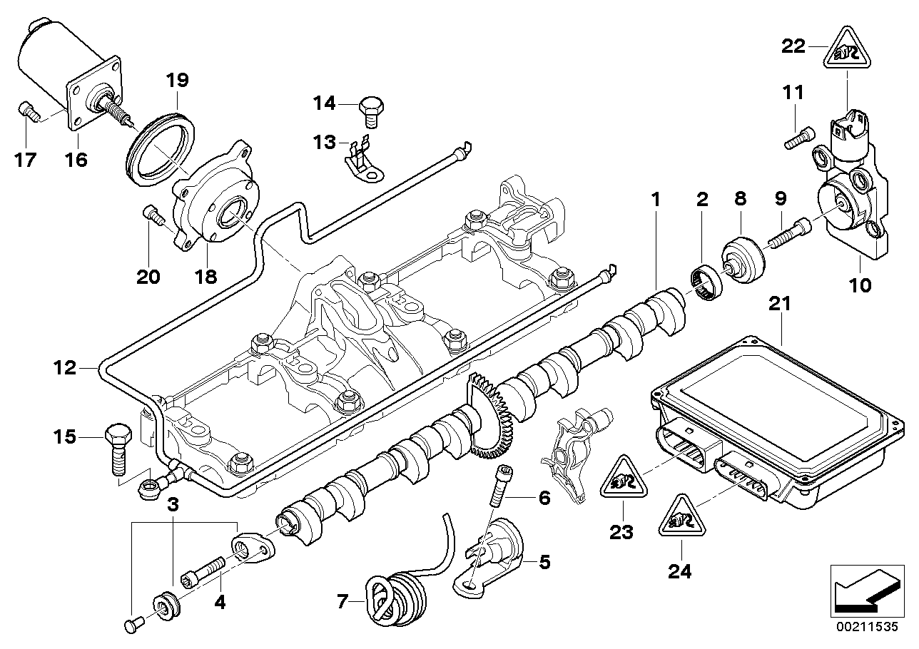 Genuine BMW 07129903535 E65 RR1 Torx Bolt M6X20-10.9-PHR (Inc. 735i, 760Li & 745Li)