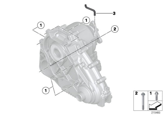 Genuine BMW 27107524991 F25 E70 Asa-Bolt M10X90 ZNS3 (Inc. X6 & X5 M)