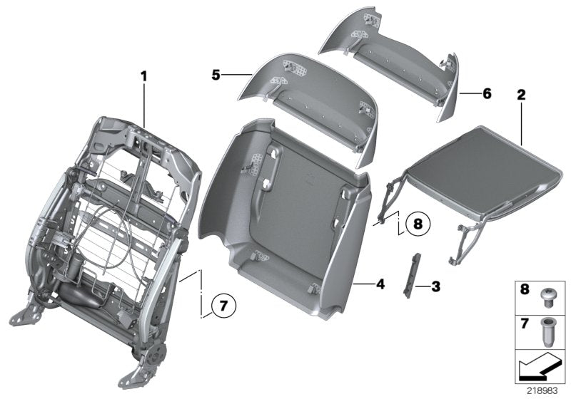 Genuine BMW 52107243042 Folding Table LCSW SCHWARZ (Inc. 750LiX 4.0, 760LiS & Alpina B7LX)