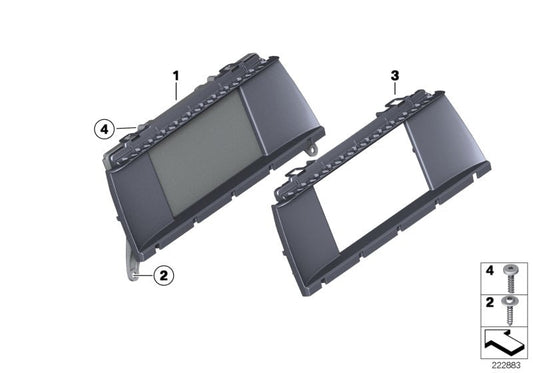 Genuine BMW 65509269020 F25 F26 Central Information Display 6,5" (Inc. X4)