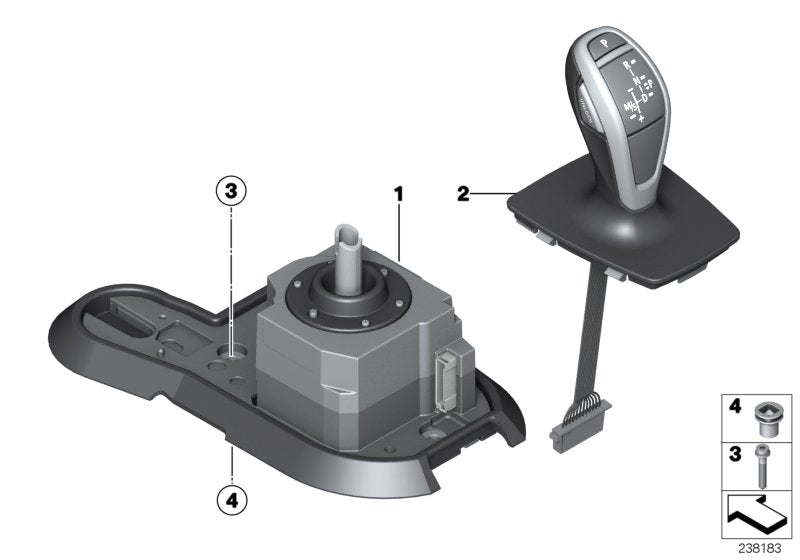 Genuine BMW 61319260295 E84 Shift Box, Gear Selection Switch (Inc. X1)