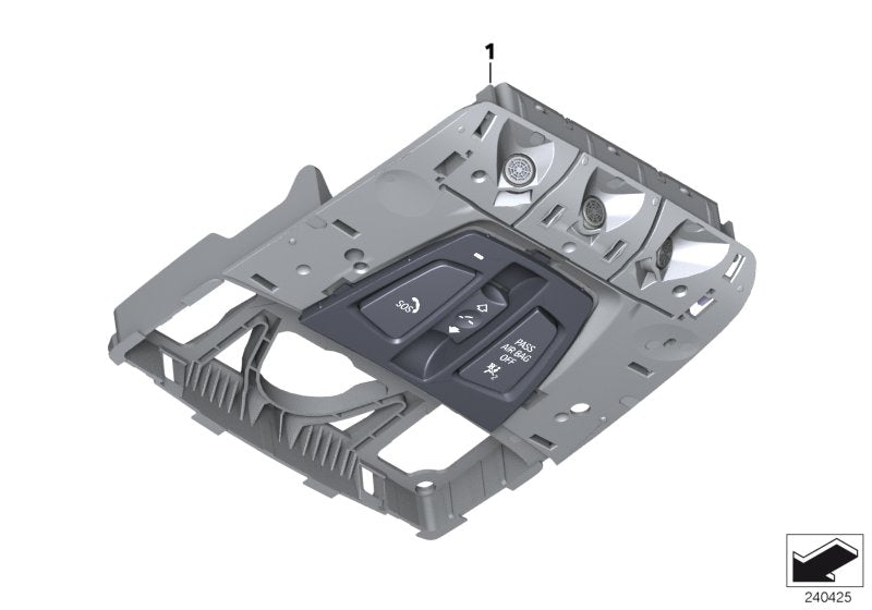 Genuine BMW 61316999743 F22 F21 Headliner Control Module (Inc. 118i, 320dX & 230iX)