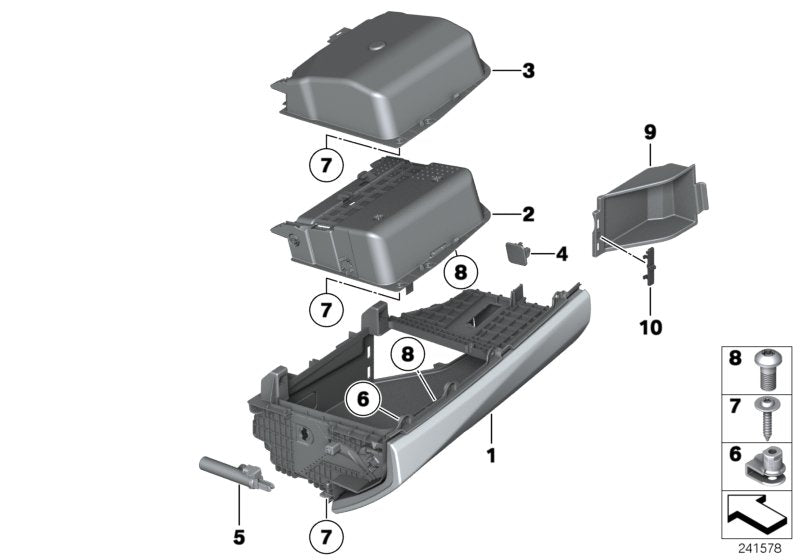 Genuine BMW 51169192997 Cover, Fuse Carrier Right hand drive (Inc. 520d, Hybrid 5 & 530d)
