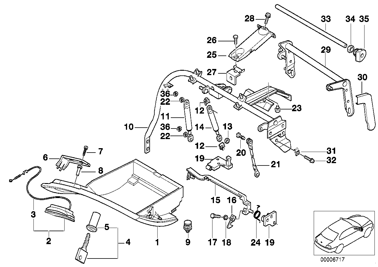 Genuine BMW 07119920004 Fillister-Head Screw M5X12 (Inc. 740i, 730i & L7)