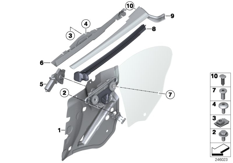 Genuine BMW 51377223755 Connection Angle, Left (Inc. 650iX 4.0, 640i & M6)