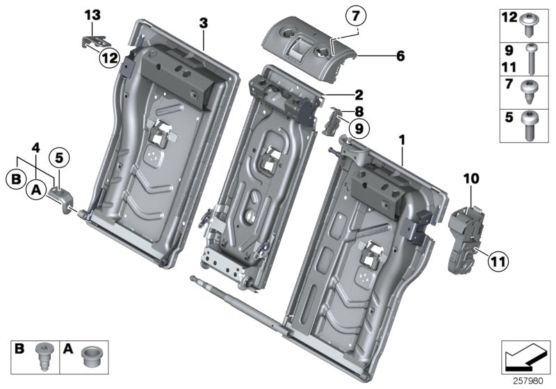 Genuine BMW 52207277857 F21 Actuation Unit (Inc. 220d, 225d & 320dX)