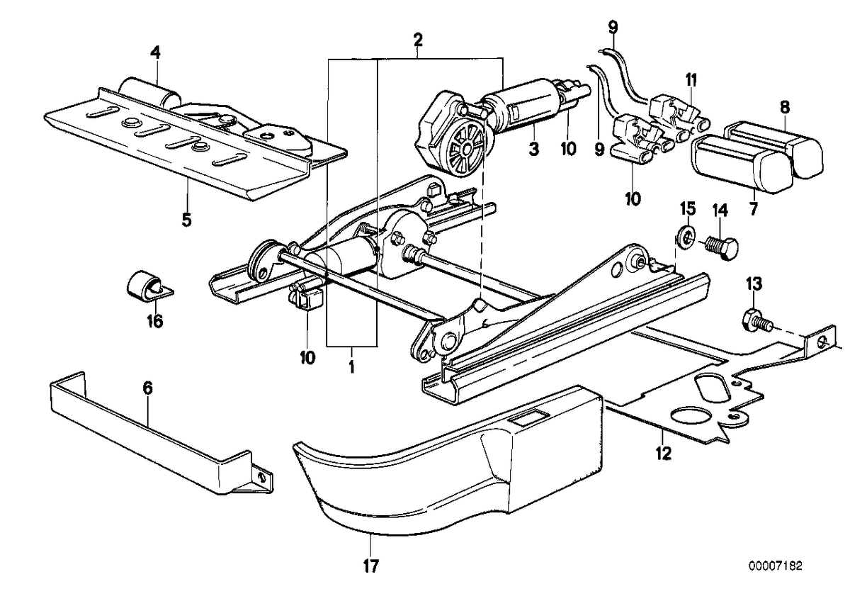 Genuine BMW 52101934603 E28 E24 Covering Outer Left NUTRIA (Inc. M5, 628CSi & 635CSi)