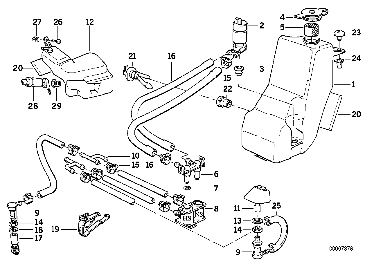 Genuine BMW 61671389530 E34 Hose Clamp (Inc. M5, 524td & 518g)