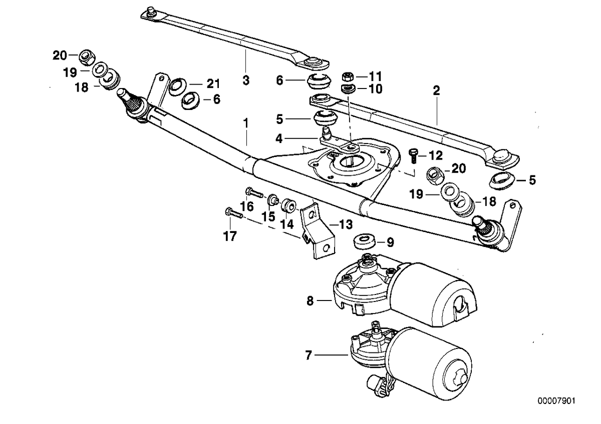 Genuine BMW 61611387404 E36 Drive Rod (Inc. 318ti, 320i & 323i)