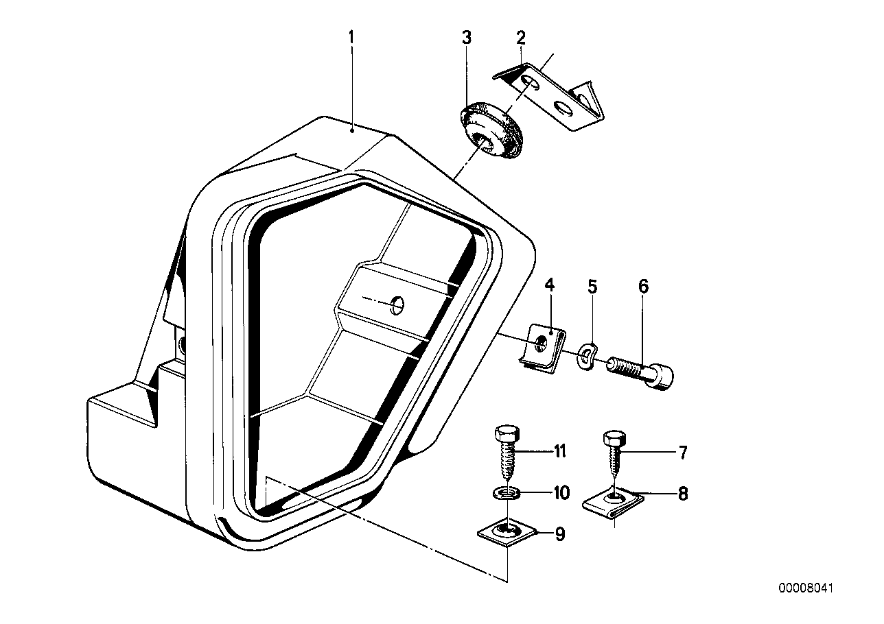 Genuine BMW 61131243693 Housing (Inc. R45/N, R45 & R65)