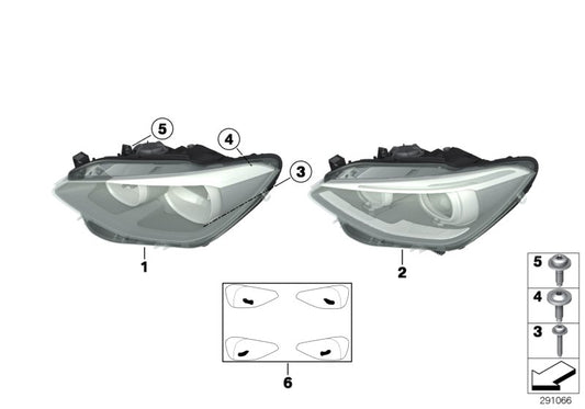 Genuine BMW 63117229685 Headlight Left | ML Performance UK Car Parts