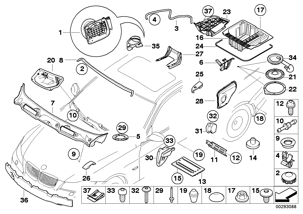 Genuine BMW 41517070099 E93 E86 E91 Torx Bolt ISA M8X28 (Inc. M3, 320si & 316i)