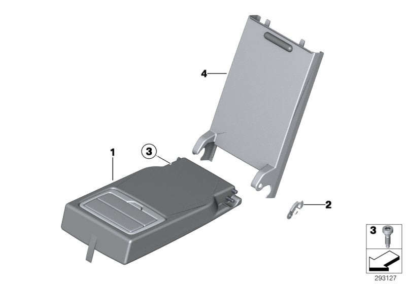 Genuine BMW 52207250809 F40 G20 G01 Detent Unit, Left (Inc. 225i, M235iX & 435i)