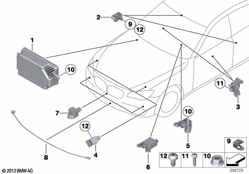 Genuine BMW 65779224178 Sensor Door