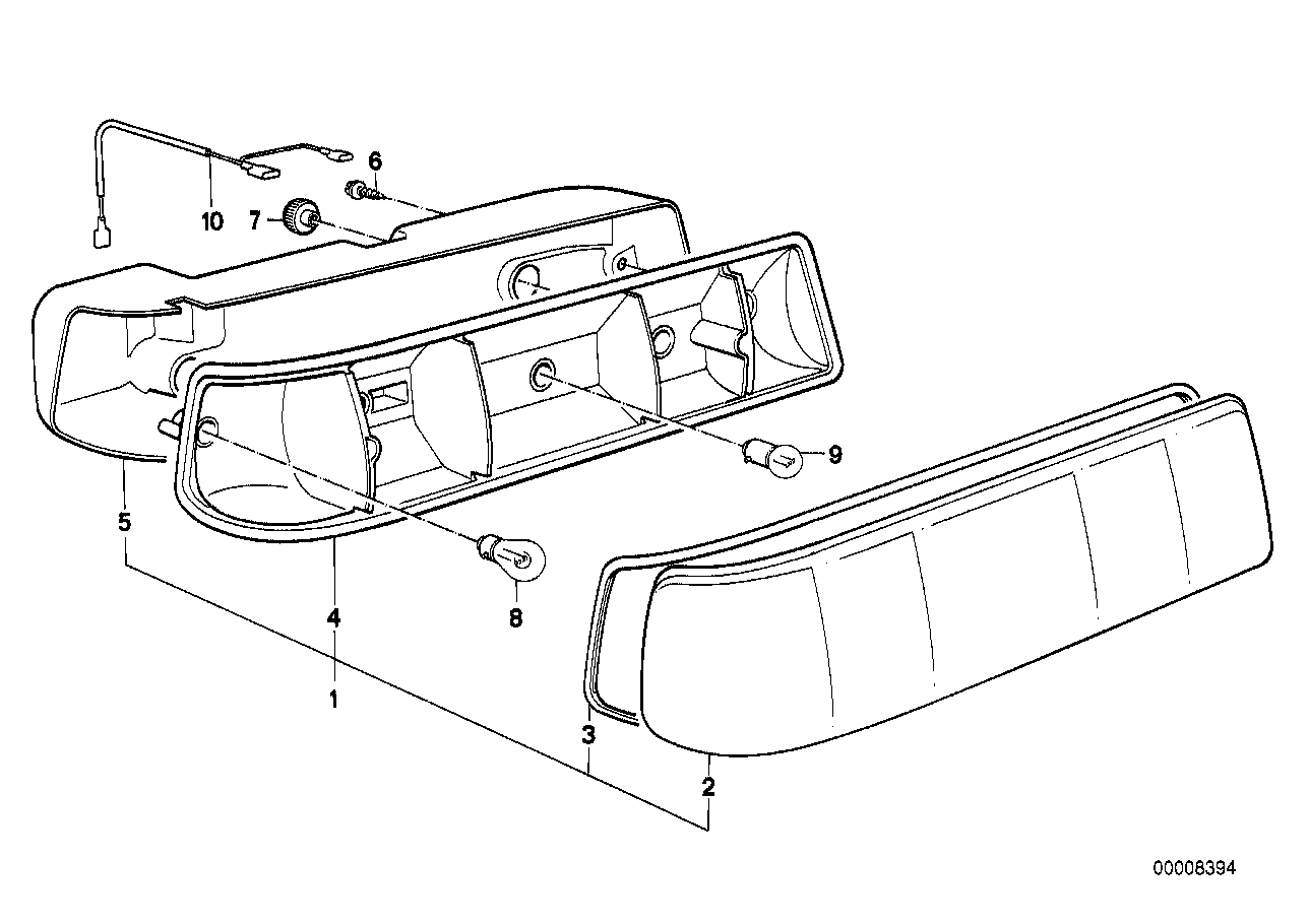 Genuine BMW 63211362666 E21 Sealing Frame Right (Inc. 318, 320i & 323i)