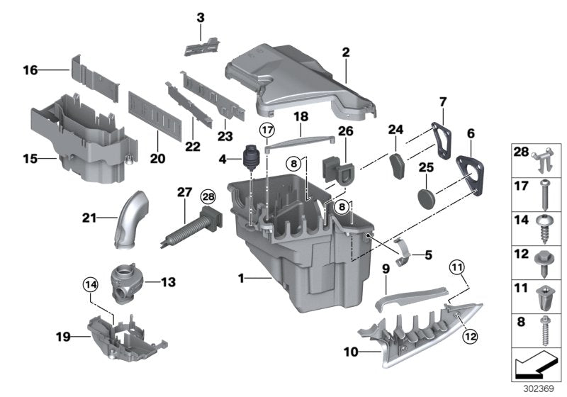 Genuine BMW 12527558163 E70 E71 Dummy Grommet (Inc. X5 30dX & X6)