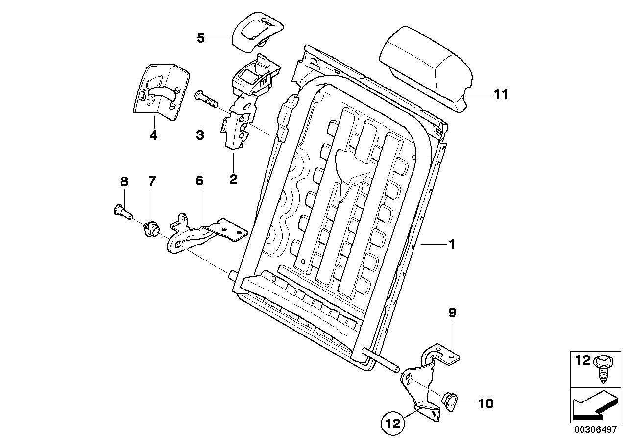 Genuine BMW 52207171496 E70 Cover, Right Control TABAK (Inc. X5)