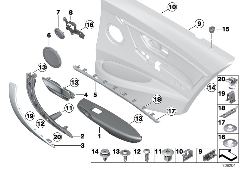 Genuine BMW 51427281310 Armrest, Rear Right VENETOBEIGE (Inc. 320iX, 320dX & 330iX)