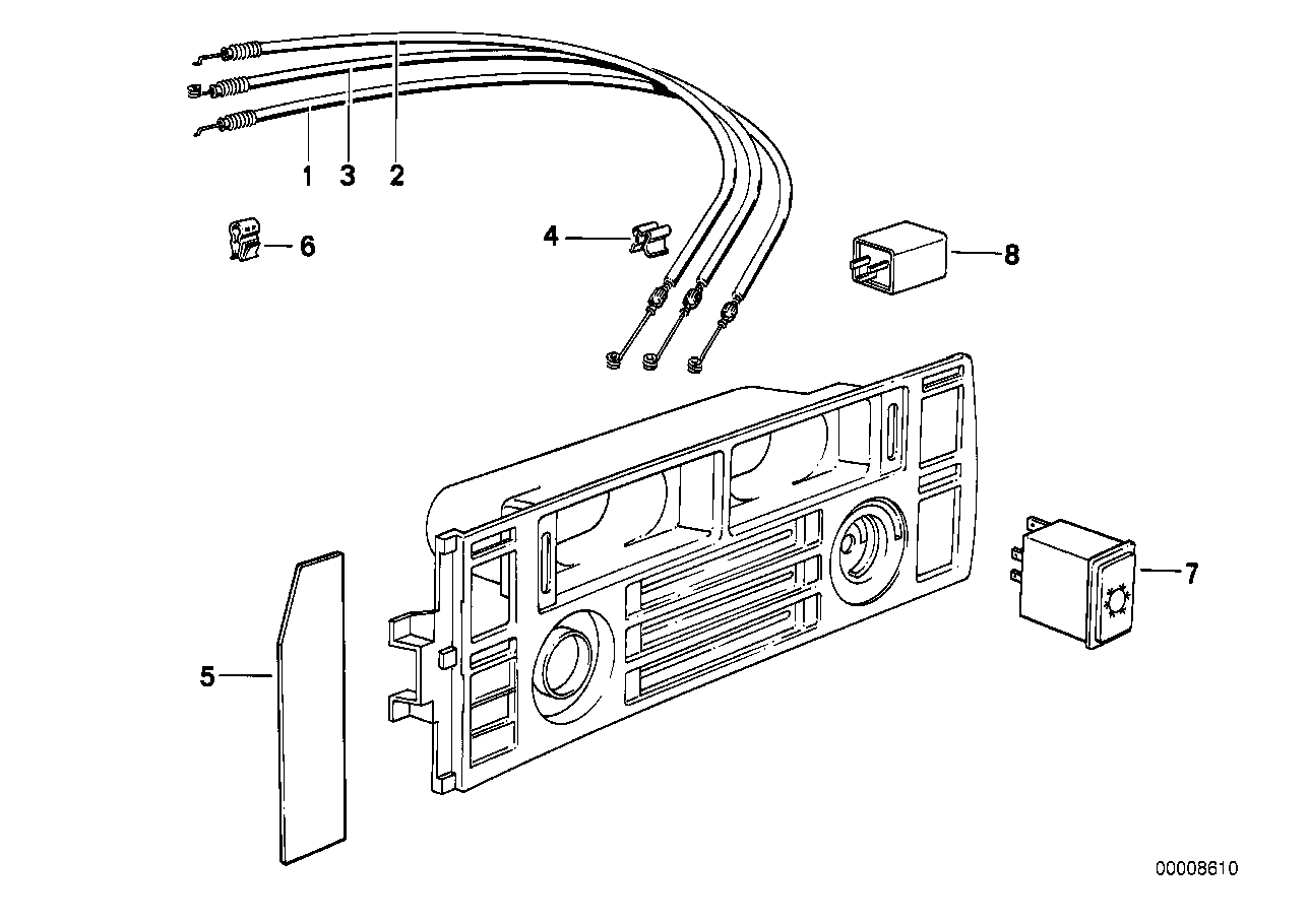Genuine BMW 64111359611 E24 Cover (Inc. M635CSi, 630CS & M6)