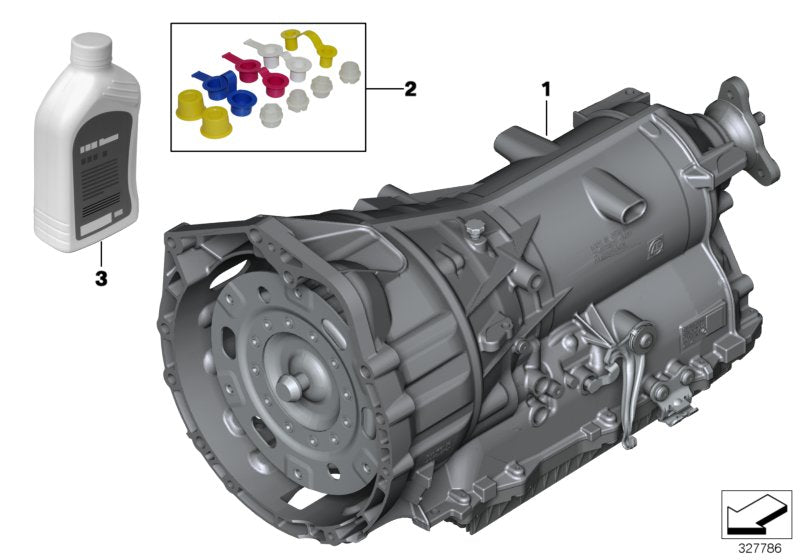 Genuine BMW 24007642274 Exch. Automatic Transmission Eh GA8HP45Z (Inc. 535i)