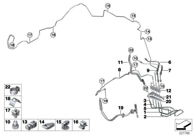 Genuine BMW 34306855078 Covering, Rear (Inc. Hybrid 5, Hybrid 7 & Hybrid 7L)
