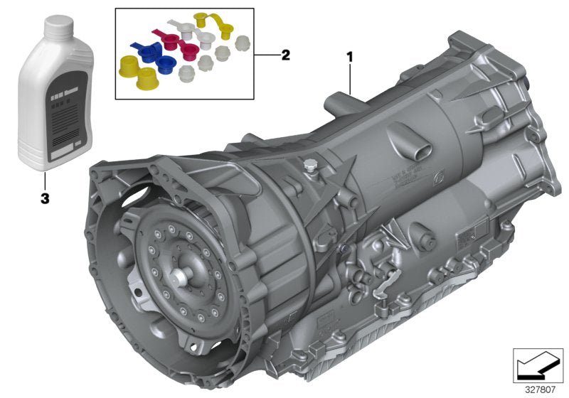 Genuine BMW 24007614784 E84 Exch. Automatic Transmission Eh GA8HP45X (Inc. X1)