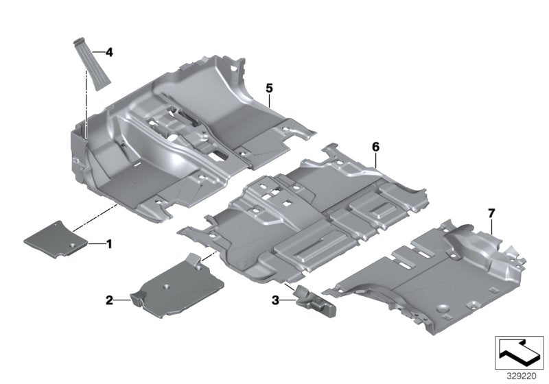 Genuine BMW 51477326335 Floor Covering Rear SCHWARZ (Inc. X5)