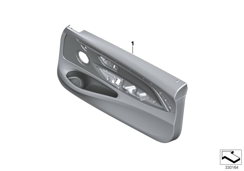 Genuine BMW 51417389518 Door Lining Leather Right SCHWARZ/OYSTER (Inc. 428iX, 420iX & 440i)