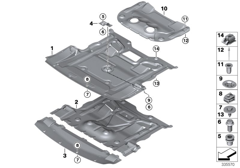 Genuine BMW 07147284584 G14 G15 Combination Allen Bolt M10X35 (Inc. 520d, 840dX & 840iX)