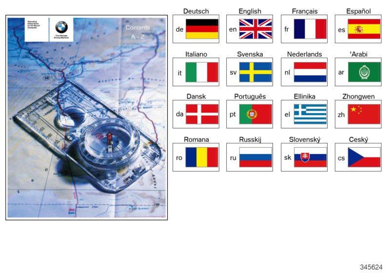 Genuine BMW 01410013497 E85 E86 E83 Owner's Handbook, Navi Professional EN, E83,E85,E86 (Inc. X3 2.0d, Z4 2.5si & Z4 3.0si)