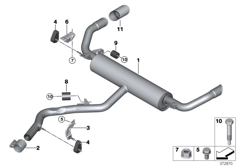 Genuine BMW 18308578189 F15 Vibration Absorber 48 HZ (Inc. X5)