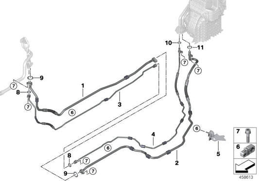 Genuine BMW 64539348994 Intermediate Holder (Inc. 750i, 730LdX & M760LiX)