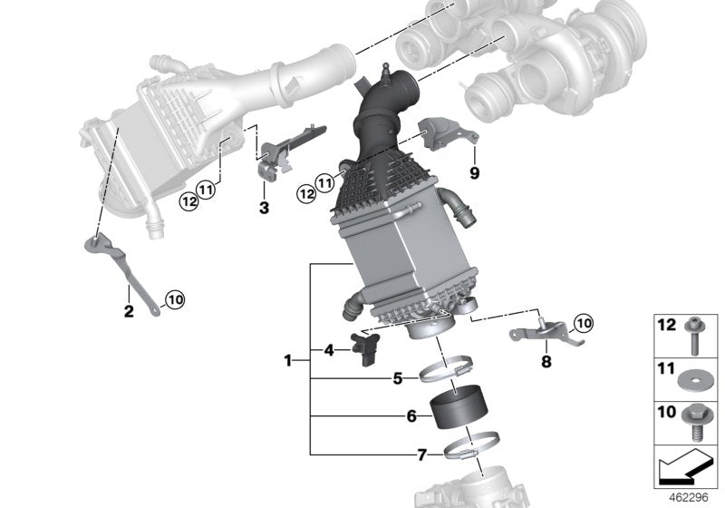 Genuine BMW 17517848095 Carrier ZYL. 5-8 (Inc. X5 M & X6 M)