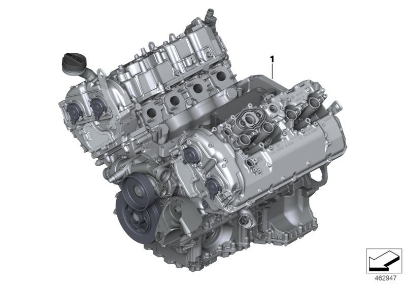 Genuine BMW 11002458509 G14 G15 Short Engine N63B44D (Inc. X5 M50iX, M550iX & 750iX)