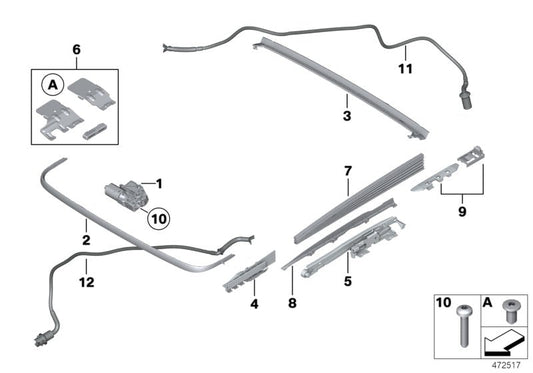 Genuine BMW 54107209205 Fillister Head Screw M5X28 (Inc. 760Li, 650iX 4.0 & 745Le)