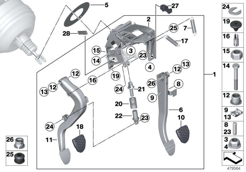 Genuine BMW 35206779548 E61 E89 Flat Fuses B10-ZNS3 (Inc. 540i, 330Ci & X4 20iX)