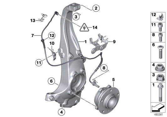 Genuine BMW 34526777705 Cable Duct, Left (Inc. 730Ld, 760i & 550iX)