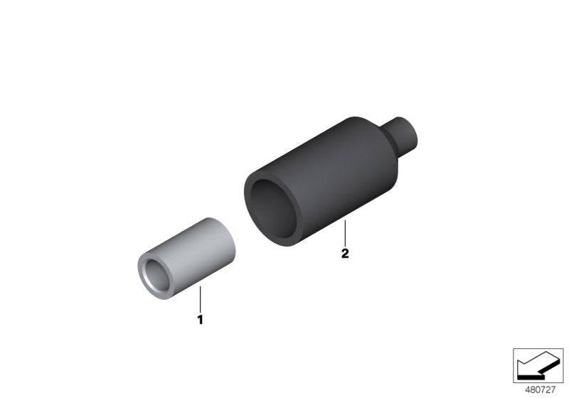 Genuine BMW 12521286004 G30 F16 Parallel Connector D= 4,5mm (Inc. X6 30dX, Alpina B7 & 640i)