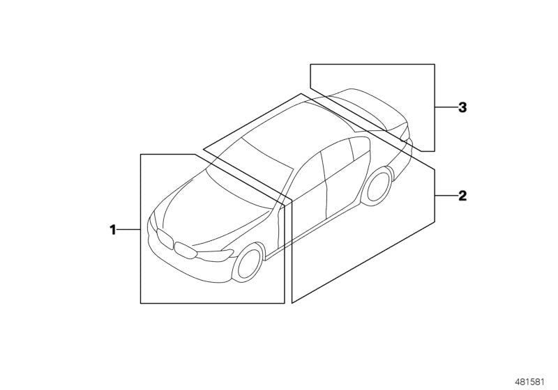 Genuine BMW 71229500289 Label "Exhaust Emission" (Inc. X3 M & X4 M)