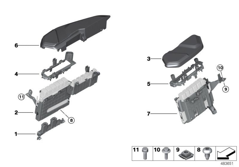 Genuine BMW 12907856807 F93 F92 F91 Control Unit Support MASTER (Inc. M5 & M8)