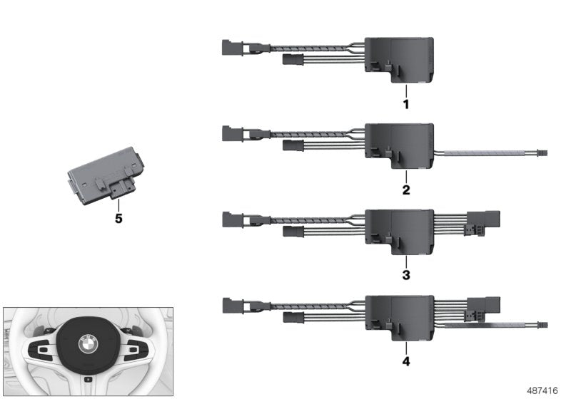 Genuine BMW 61317857780 F92 F90 Control Unit, Steering Wheel Electronics (Inc. X4 M, X3 M & M8)
